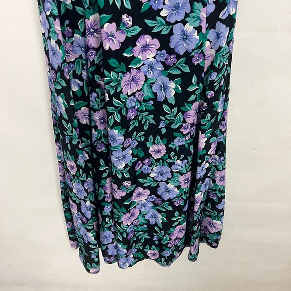 Vintage E.D. Michaels Dress Womens Small Floral Maxi Fairy Grunge Event Romantic - Picture 5 of 13